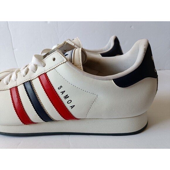 Adidas Samao Sneakers Men\'s Size 12 White Leather Low Top Shoes main image 4